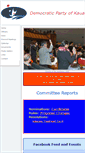 Mobile Screenshot of kauaidemocrats.org